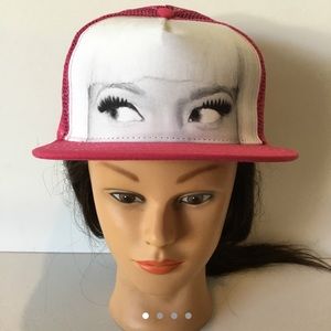 💗SOLD💗 NEW Nicki Minaj Hot Pink and White Trucker Hat